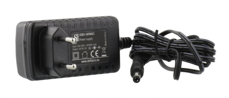 DELTACO USB 3.0 til SATA 6Gb/s adapter, for 2,5/3,5 DELTACO USB 3.0 til SATA 6Gb/s adapter, for 2,5/3,5