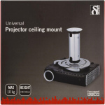 DELTACO takramme for prosjektor, 80-170mm høyde, maks 10kg DELTACO takramme for prosjektor, 80-170mm høyde, maks 10kg