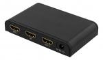 HDMI-splitter, 1 enhet til 2 skjermer, HDMI 2.0, 4K, UHD, svart