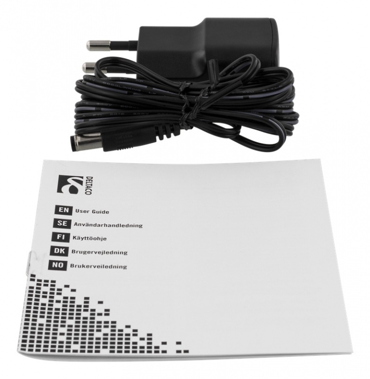 HDMI-splitter, 1 enhet til 2 skjermer, HDMI 2.0, 4K, UHD, svart