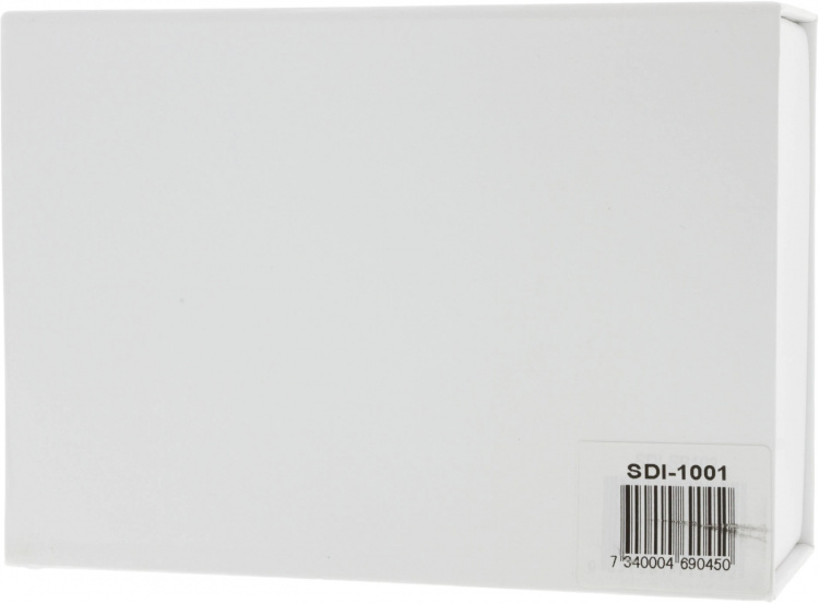 SDI-splitter en til to, 3G/HD-SDI, 1080p, 12 bit, BNC, metall, svart SDI-splitter en til to, 3G/HD-SDI, 1080p, 12 bit, BNC, metall, svart