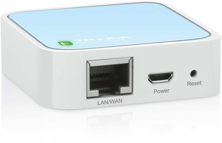 TP-LINK TL-WR802N, trådlös nano N-router, vit