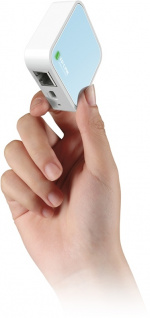 TP-LINK TL-WR802N, trådlös nano N-router, vit