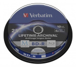 Verbatim M-Disc BD-R 4x 25GB/200min Spindel 10p