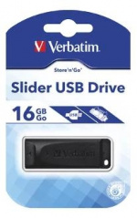 Verbatim uSB-minnepinne med glidebryter, 16 GB, USB 2.0