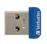 Verbatim StoreNStay Nano U3, USB 3.0-minnepinne, 16 GB, blå