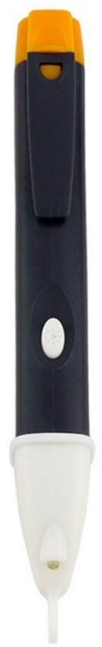 Testpenn for spenning, med LED-indikator og lommelykt