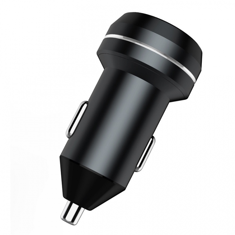 Champion Billader 24W 2-port svart Champion Billader 24W 2-port svart