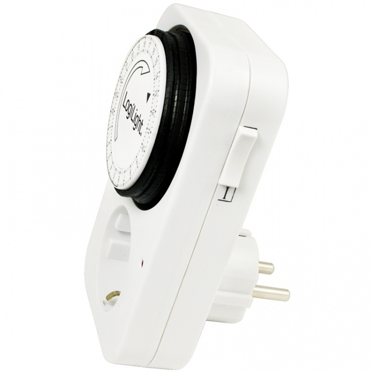 LogiLink Innendørs tidsur 24 timer mekanisk 16A LogiLink Innendørs tidsur 24 timer mekanisk 16A