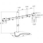 LogiLink Skjermstativ/fot Dual 13-32 LogiLink Skjermstativ/fot Dual 13-32