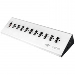 LogiLink USB 2.0-hub 10+1 hurtiglading