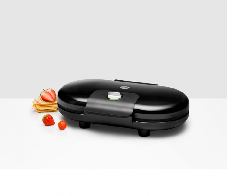 OBH Nordica vaffeljern 6969 Select Double, svart OBH Nordica vaffeljern 6969 Select Double, svart