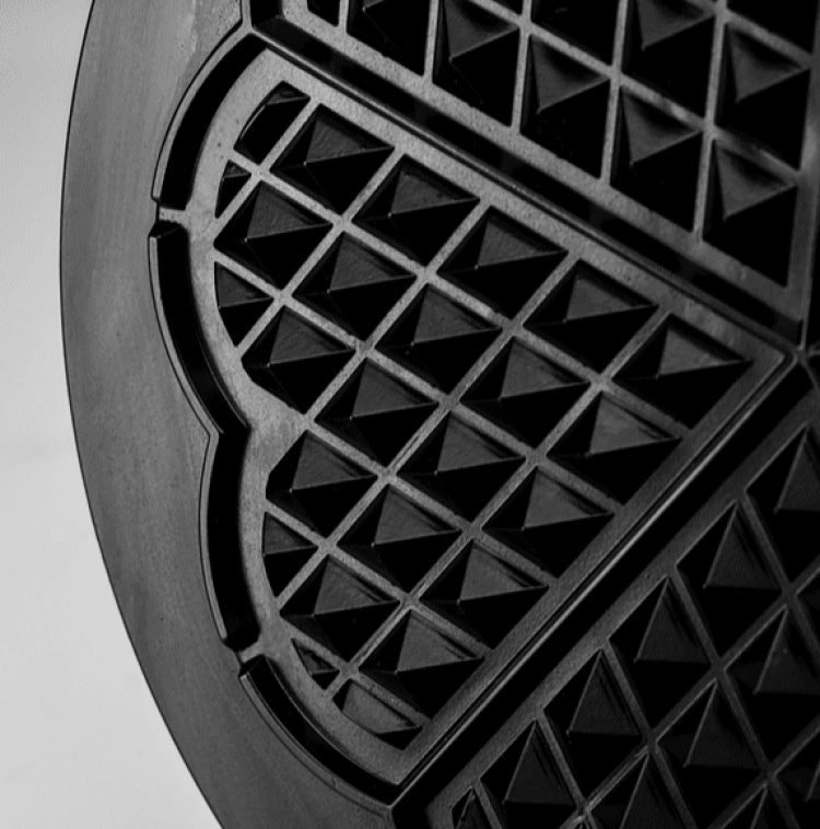 OBH Nordica vaffeljern 6969 Select Double, svart OBH Nordica vaffeljern 6969 Select Double, svart