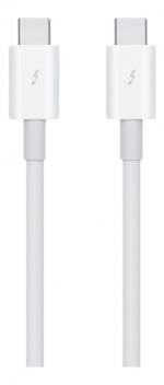 Apple Thunderbolt 3-kabel, 0,8 m, opptil 40 Gbit/s, opptil 100 W, hvit