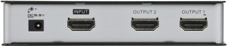 ATEN 2-port HDMI-splitter, én til to skjermer, UHD, 1080p, 3D, svart ATEN 2-port HDMI-splitter, én til to skjermer, UHD, 1080p, 3D, svart