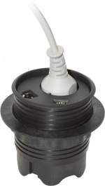 powerdot Satellitt PD12 - satellitt, 1x CEE 7/4, RJ45, USB, svart powerdot Satellitt PD12 - satellitt, 1x CEE 7/4, RJ45, USB, svart