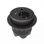 powerdot Satellitt PD12 - satellitt, 1x CEE 7/4, RJ45, USB, svart powerdot Satellitt PD12 - satellitt, 1x CEE 7/4, RJ45, USB, svart