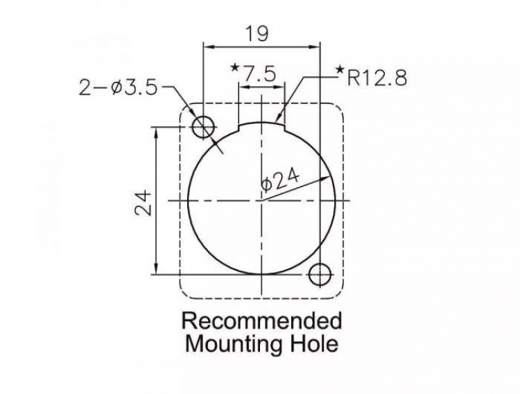 DeLOCK Keystone-brakett 1 port for D-type