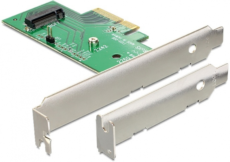 DeLOCK kontrollerkort, PCI-E 4.0 x4, SATA 6, 1M.2 SATA