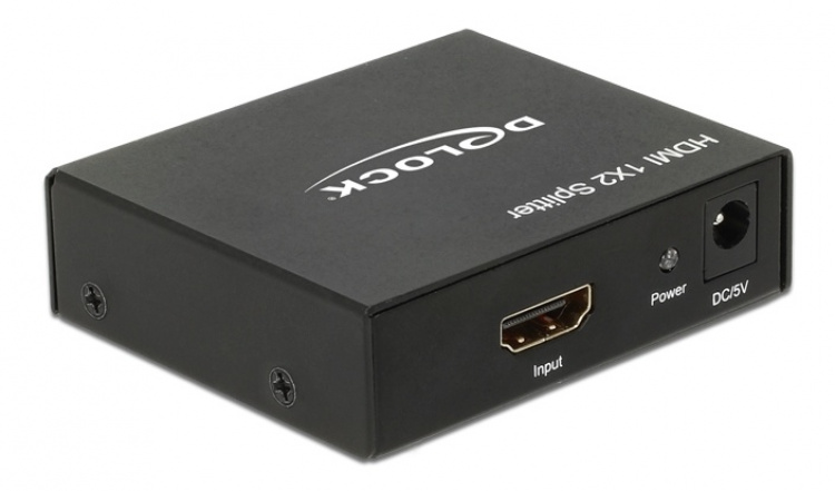 DeLOCK Splitter HDMI-kontakt > 2x HDMI-kontakt 4k