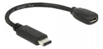 DeLOCK USB-C hann til Micro-B hunn adapter, USB 2.0, 56 k