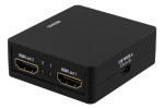DELTACO HDMI-splitter, 1x HDMI inn, 2x HDMI ut, 6,75 Gbit/s, svart