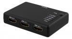 DELTACO HDMI-splitter, 1x HDMI inn, 4x HDMI ut, 6,75 Gbit/s, svart
