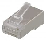 DELTACO RJ45 connector for patch kabel, Cat6a, skjermet, 20pk