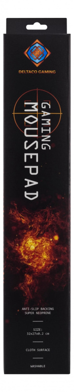 DELTACO GAMING musematte i neopren, 2 mm tynn, svart DELTACO GAMING musematte i neopren, 2 mm tynn, svart