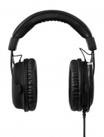 DELTACO GAMING Stereo gaming-hodesett, 57 mm elementer, LED-belysning, svart