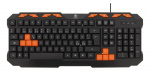 DELTACO GAMING tastatur, anti-ghosting, USB, nordisk, svart/oransje DELTACO GAMING tastatur, anti-ghosting, USB, nordisk, svart/oransje