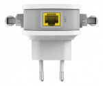 D-Link N300 Wi-Fi-rekkeviddeforlenger, opptil 300 Mbps, 10/100 Ethernet, hvit
