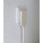 Strømskjøtekabel 2 m H05VV-F 3G1.5 IP20 Hvit