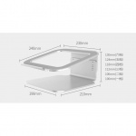 Desire2 Laptopstativ Riser Elevator Justerbar Universal Sølv Desire2 Laptopstativ Riser Elevator Justerbar Universal Sølv