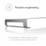 Desire2 Monitorstativ Universal Sølv