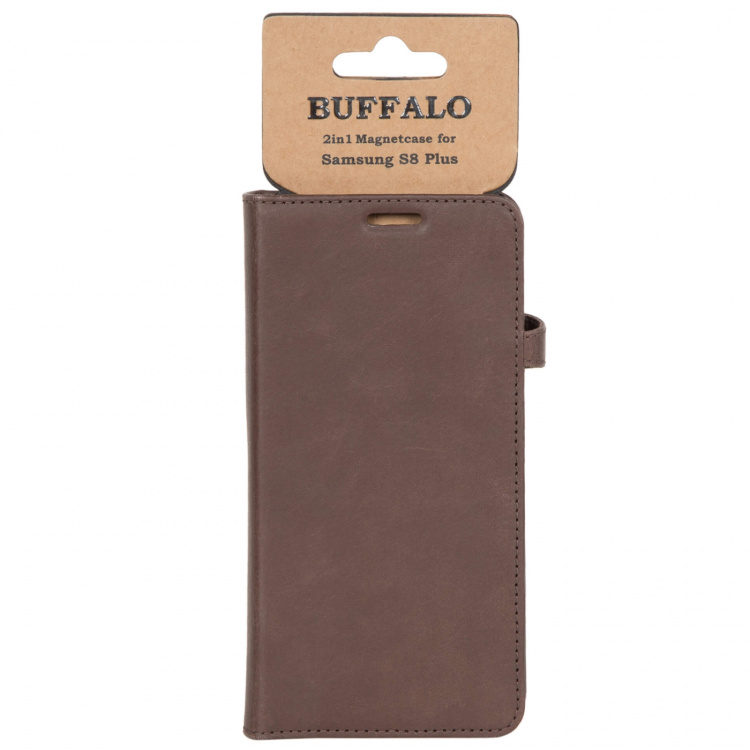 Buffalo Lommebokveske Samsung S8 Plus Brun Buffalo Lommebokveske Samsung S8 Plus Brun