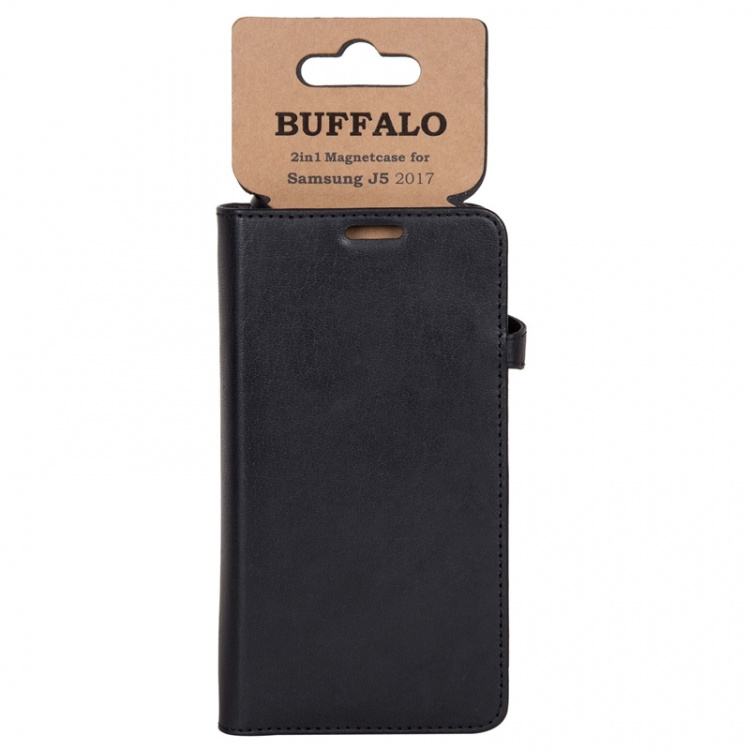 Buffalo Lommebokveske Samsung J5 2017 Svart Buffalo Lommebokveske Samsung J5 2017 Svart