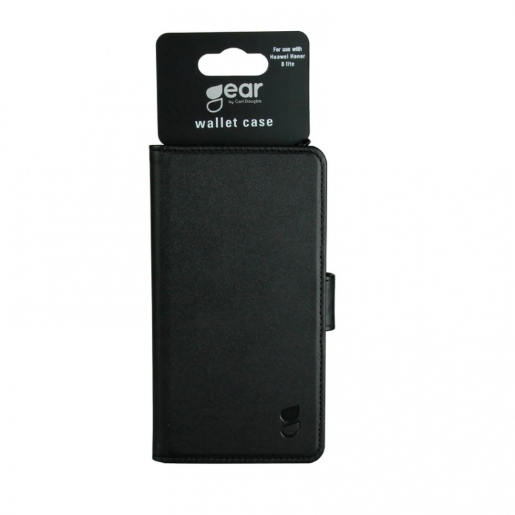 Gear Lommebokveske Huawei Honor 8 Lite Svart