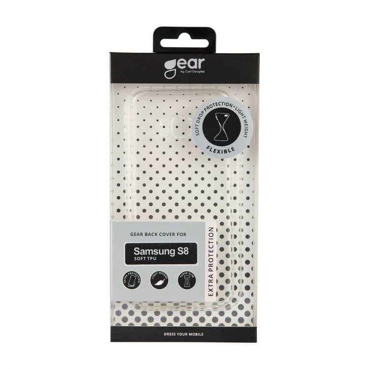 Gear Mobildeksel TPU Transparent - Samsung S8