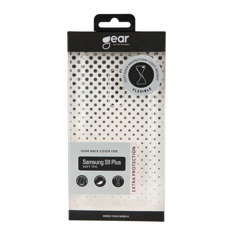 Gear Mobildeksel TPU Transparent - Samsung S9 Plus
