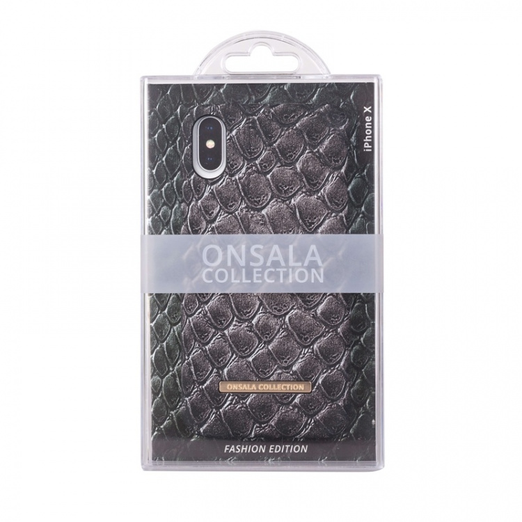 Onsala COLLECTION Mobildeksel Soft Black Cobra iPhoneX/Xs Onsala COLLECTION Mobildeksel Soft Black Cobra iPhoneX/Xs