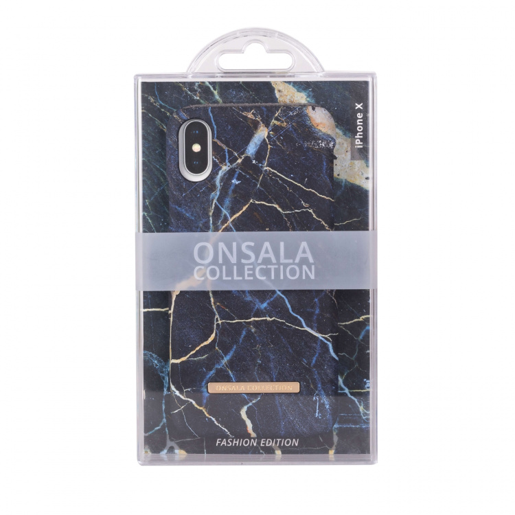Onsala COLLECTION Mobildeksel Soft Black Galaxy Marble iPhoneX/Xs Onsala COLLECTION Mobildeksel Soft Black Galaxy Marble iPhoneX/Xs