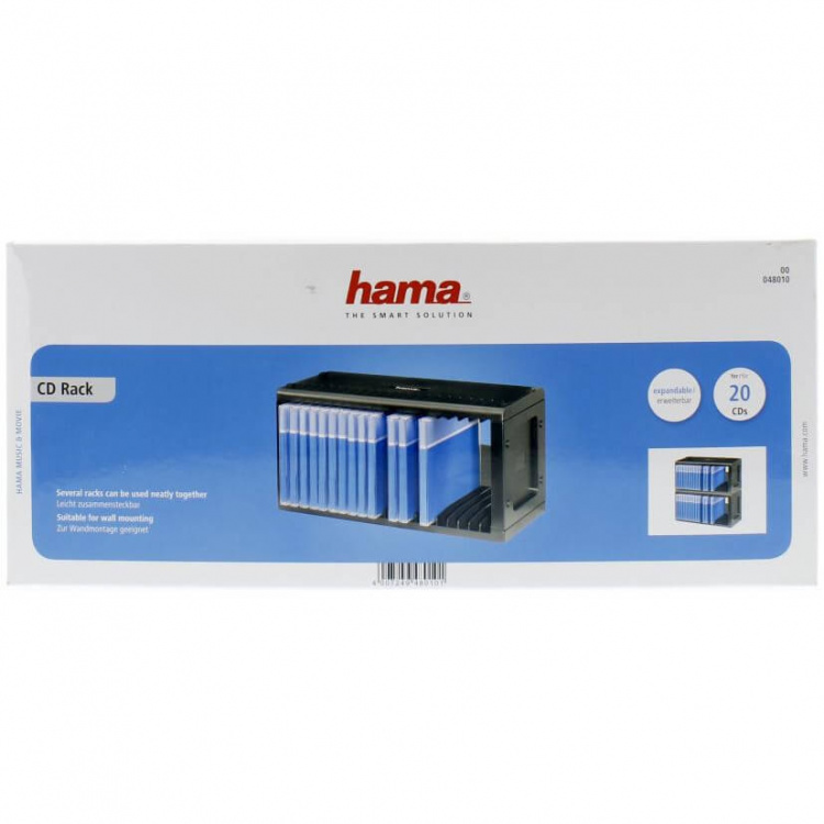 Hama CD-stativ For 20 stk CD Svart