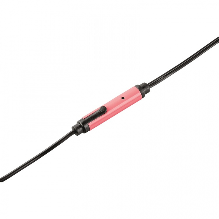 Hama Øreplugger Shiny In-Ear Mic Sølv Rosa