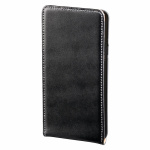 Hama mobveske Sams Galaxy SII flip-front svart lær