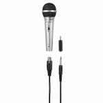 Hama Mikrofon Dynamisk M151 XLR Karaoke Sølv Hama Mikrofon Dynamisk M151 XLR Karaoke Sølv