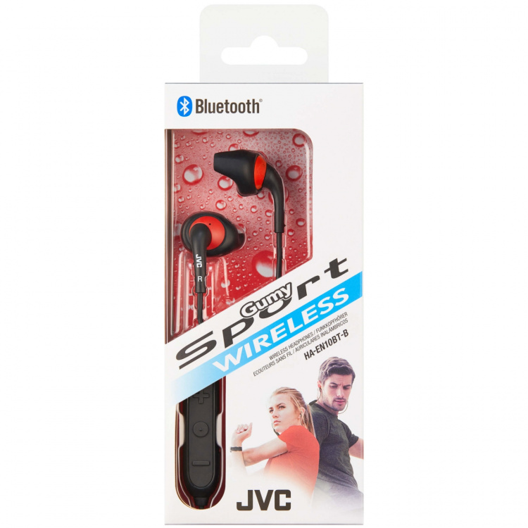 JVC Øreplugger EN10BT Gumy Sport In-Ear Trådløs Mic Svart