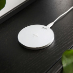 Gear Trådløs QI Lader 220V 5W 0,5-1A Hvit