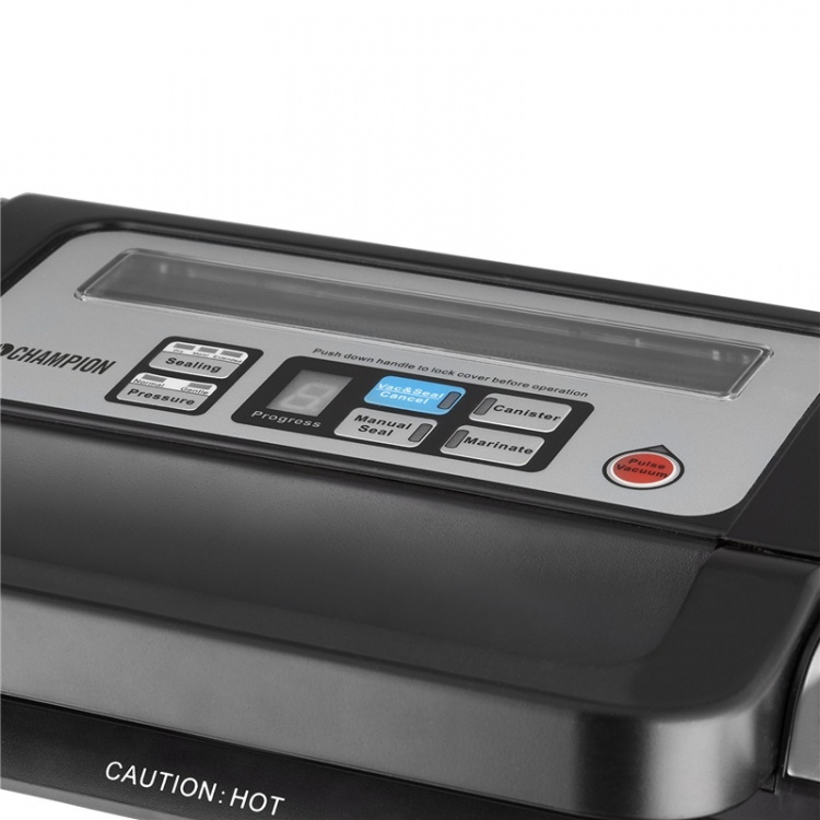 Champion Vakuumpakker Pro 20L/min 130W VF410 Rustfritt stål/Svart Champion Vakuumpakker Pro 20L/min 130W VF410 Rustfritt stål/Svart
