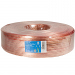 LogiLink Høyttalerkabel 2x2,5 100m Transparent